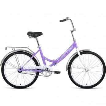 Велосипед FORWARD VALENCIA 24 1.0 (2020) фиолетовый/серый